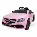 tsilova Menila Mercedes C63 AMG Kinder Elektro Auto Mercedes C63 AMG 2x 25W 12V 7Ah 2.4G RC LED Lizenz