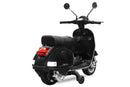 tsilova Menila Piaggio Vespa Piaggio Vespa Roller Scooter Kinder Motorrad mit Stützräder 2x 20W 12V 7Ah Lizenz