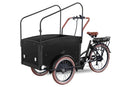 tsilova Menila Schwarz Lastenrad 250W E-Bike 26 Zoll 9-Stufen Unterstützung 7-Gang Shimano