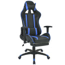 tsilova tsilova Bürostühle Neigbarer Racing-Bürostuhl mit Fußstütze Blau