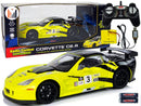 tsilova Tsilova Corvette C6 Gelb RC Corvette C6 Ferngesteuertes 1:18 2,4 GHz mit Scheinwerfer