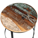 tsilova Tsilova Couchtische 2-tlg. Couchtisch-Set Altholz Massiv Rund 40cm/50cm