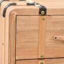 tsilova Tsilova Deutschland Aufbewahrungsschränke & Schließfächer Schubladenschrank Tannenholz Massiv 91 × 35 × 73 cm