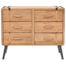 tsilova Tsilova Deutschland Aufbewahrungsschränke & Schließfächer Schubladenschrank Tannenholz Massiv 91 × 35 × 73 cm
