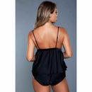 tsilova Tsilova Deutschland Damenunterwäsche Neglige Gia 2-teiliges Set - Schwarz
