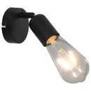 tsilova Tsilova Deutschland Flutlichter & Spotleuchten Strahler 2 Stk. mit Glühlampen 2 W Schwarz E27