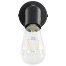 tsilova Tsilova Deutschland Flutlichter & Spotleuchten Strahler 2 Stk. mit Glühlampen 2 W Schwarz E27