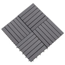 tsilova Tsilova Deutschland Fußböden & Teppichböden Terrassenfliesen 20 Stk. Grau 30 x 30 cm Massivholz Akazie