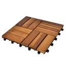 tsilova Tsilova Deutschland Fußböden & Teppichböden Terrassenfliesen 20er Set Akazie 30 x 30 cm