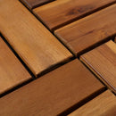 tsilova Tsilova Deutschland Fußböden & Teppichböden Terrassenfliesen 20er Set Akazie 30 x 30 cm