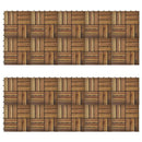 tsilova Tsilova Deutschland Fußböden & Teppichböden Terrassenfliesen 20er Set Akazie 30 x 30 cm