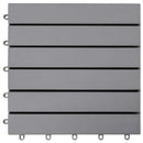 tsilova Tsilova Deutschland Fußböden & Teppichböden Terrassenfliesen 30 Stk. Grau 30 x 30 cm Massivholz Akazie