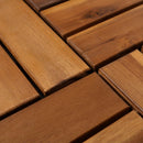 tsilova Tsilova Deutschland Fußböden & Teppichböden Terrassenfliesen 30er Set Akazie 30 x 30 cm