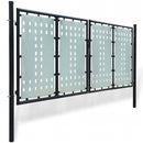tsilova Tsilova Deutschland Gartentore Zauntor (Einzeltor) Schwarz 300x175 cm