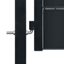 tsilova Tsilova Deutschland Gartentore Zauntor PVC und Stahl 100x81 cm Anthrazit