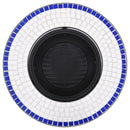 tsilova Tsilova Deutschland Kamine Mosaik-Feuerstelle Blau und Weiß 68 cm Keramik