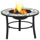 tsilova Tsilova Deutschland Kamine Mosaik-Feuerstelle Grün 68 cm Keramik
