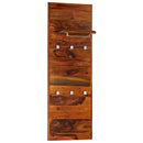 tsilova tsilova deutschland Kleiderhaken & Garderobenständer Wandgarderobe Massivholz 118×40 cm