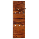 tsilova tsilova deutschland Kleiderhaken & Garderobenständer Wandgarderobe Massivholz 118×40 cm
