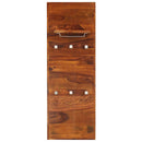 tsilova tsilova deutschland Kleiderhaken & Garderobenständer Wandgarderobe Massivholz 118×40 cm