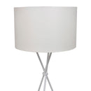 tsilova Tsilova Deutschland Lampen Stehleuchte mit Lampeschirm und hohem Ständer Weiß