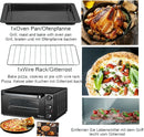 tsilova Tsilova Deutschland Mini Backofen Lentz 12 Liter 32 L Minibackofen mit oberhitz / Unterhitz und beidseitig bis zu 230°C