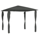 tsilova Tsilova Deutschland Pavillons & Partyzelte Pavillon mit Pfostenabdeckungen 3x3x2,6 m Anthrazit 160 g/m²