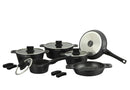 tsilova Tsilova Deutschland Royalty Line Marmortopf-Set 10-teilig Royalty Line Marmortopf-Set 10-teilig Schwarz