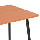 tsilova Tsilova Deutschland Schreibtische Schreibtisch mit Regaleinheit Schwarz und Braun 102×50×117 cm