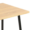 tsilova Tsilova Deutschland Schreibtische Schreibtisch mit Regaleinheit Schwarz und Eiche 102×50×117 cm