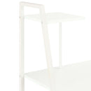 tsilova Tsilova Deutschland Schreibtische Schreibtisch mit Regaleinheit Weiß 102×50×117 cm
