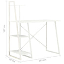 tsilova Tsilova Deutschland Schreibtische Schreibtisch mit Regaleinheit Weiß 102×50×117 cm