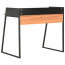 tsilova Tsilova Deutschland Schreibtische Schreibtisch Schwarz und Braun 90x60x88 cm