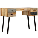 tsilova Tsilova Deutschland Schreibtische Schreibtisch Wiederverwertetes Teak Massivholz 110 × 50 × 76 cm