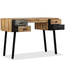 tsilova Tsilova Deutschland Schreibtische Schreibtisch Wiederverwertetes Teak Massivholz 110 × 50 × 76 cm
