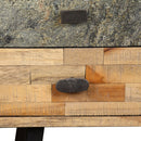 tsilova Tsilova Deutschland Schreibtische Schreibtisch Wiederverwertetes Teak Massivholz 110 × 50 × 76 cm