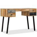 tsilova Tsilova Deutschland Schreibtische Schreibtisch Wiederverwertetes Teak Massivholz 110 × 50 × 76 cm