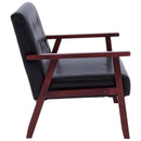 tsilova Tsilova Deutschland Sofas 2-Sitzer-Sofa Schwarz Kunstleder