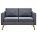 tsilova Tsilova Deutschland Sofas Sofa 2-Sitzer Stoff Dunkelgrau