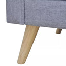tsilova Tsilova Deutschland Sofas Sofa 2-Sitzer Stoff Hellgrau