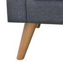 tsilova Tsilova Deutschland Sofas Sofa 3-Sitzer Stoff Dunkelgrau