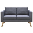 tsilova Tsilova Deutschland Sofas Sofa Set 2-Sitzer und 3-Sitzer Stoff Dunkelgrau