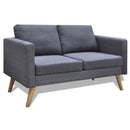 tsilova Tsilova Deutschland Sofas Sofa Set 2-Sitzer und 3-Sitzer Stoff Dunkelgrau
