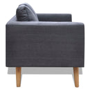 tsilova Tsilova Deutschland Sofas Sofa Set 2-Sitzer und 3-Sitzer Stoff Dunkelgrau
