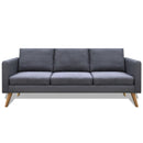 tsilova Tsilova Deutschland Sofas Sofa Set 2-Sitzer und 3-Sitzer Stoff Dunkelgrau