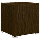 tsilova Tsilova Deutschland Sonnenliegen 3-tlg. Garten-Sonnenliegen mit Teetisch Poly Rattan Braun