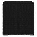 tsilova Tsilova Deutschland Sonnenliegen 3-tlg. Garten-Sonnenliegen mit Teetisch Poly Rattan Schwarz