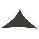 tsilova Tsilova Deutschland Sonnenschirme & Sonnenschutze Sonnensegel 160 g/m² Anthrazit 3,5x3,5x4,9 m HDPE