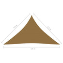 tsilova Tsilova Deutschland Sonnenschirme & Sonnenschutze Sonnensegel 160 g/m² Taupe 3,5x3,5x4,9 m HDPE