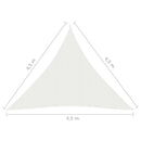 tsilova Tsilova Deutschland Sonnenschirme & Sonnenschutze Sonnensegel 160 g/m² Weiß 4,5x4,5x4,5 m HDPE